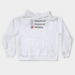 Republican Democrat Whiskey Kids Hoodie